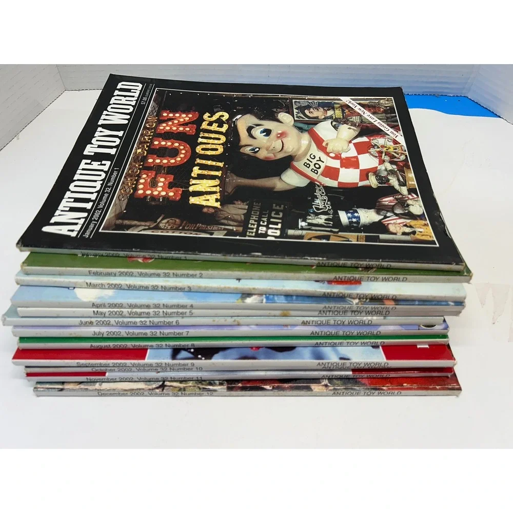 Antique Toy World‎ Magazine Lot 2002 Complete Antiques Collectibles Reference